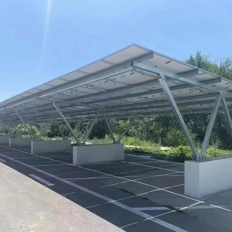 BIPV vodotěsný fotovoltaický přístřešek pro auto